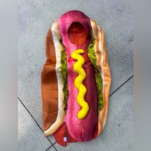 Youth one size hot dog Halloween costume
